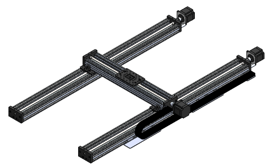 Picture of Gantry Robot System XY-Double Rails 1000x500mm