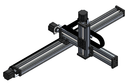 Picture of Gantry Robot XYZ-Single Rails 1000x500x250mm
